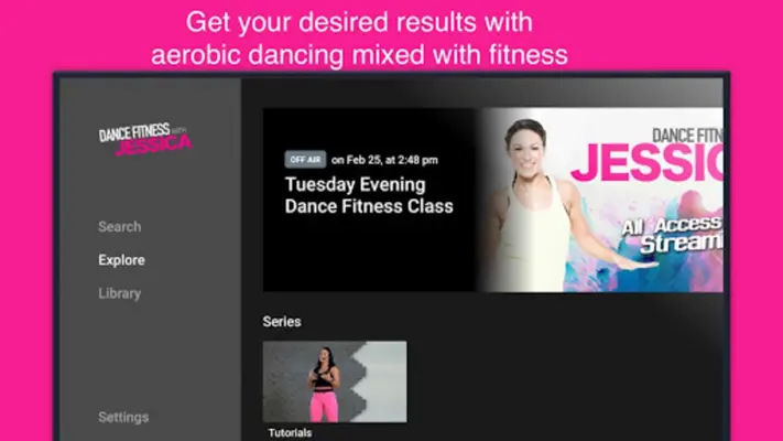 Dance Fitness with Jessica android App screenshot 2